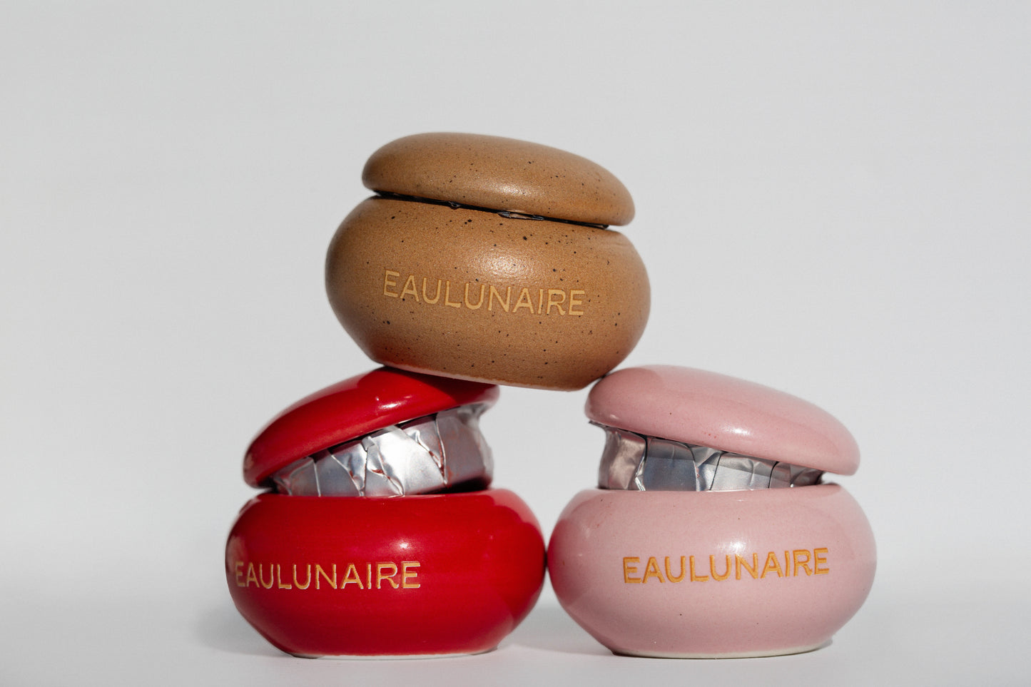 3 minis Lune Rouge, Ciel Rose, Terre