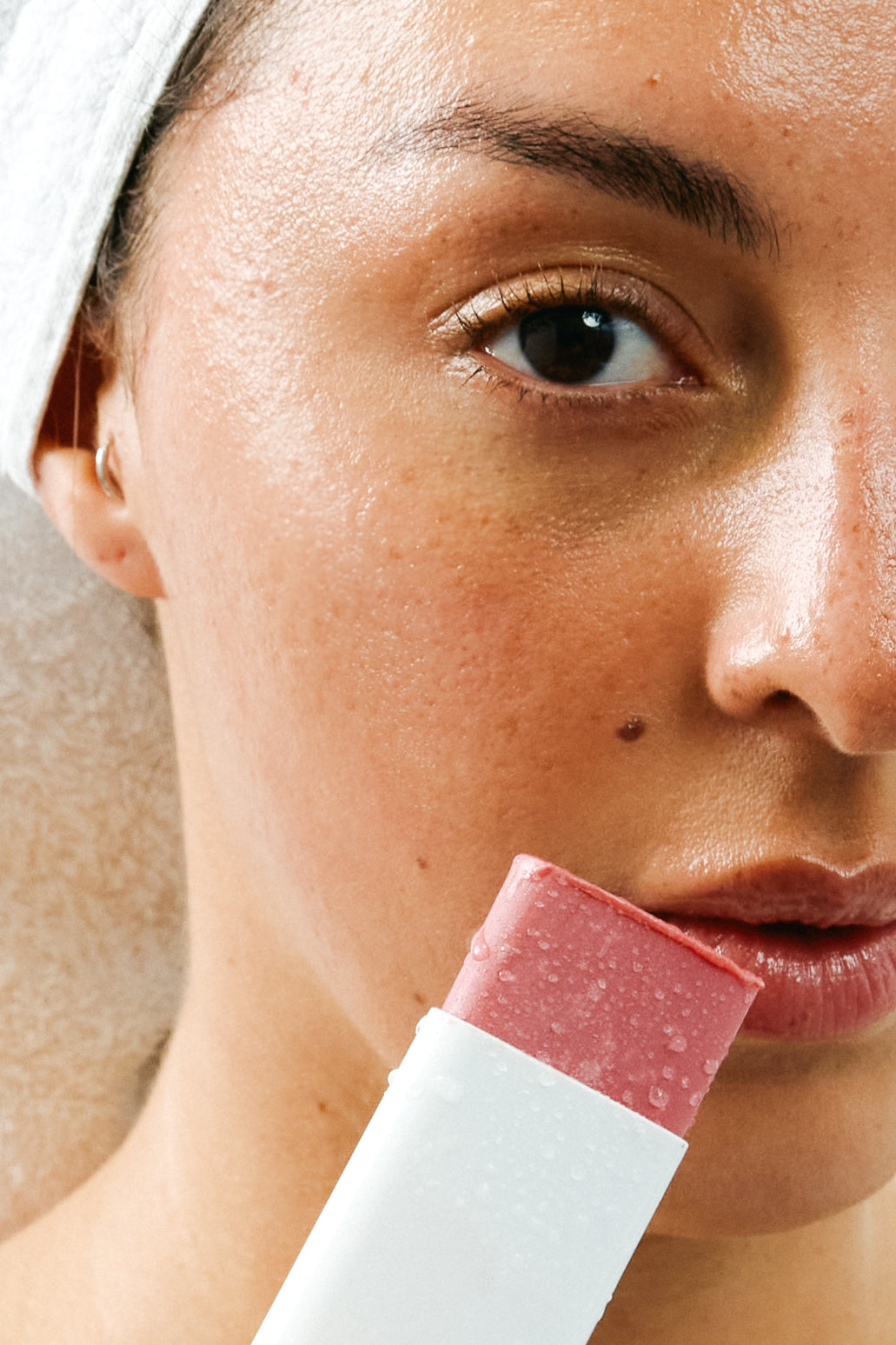 Ciel Rose highlighter lip and cheek balm, (Pink)