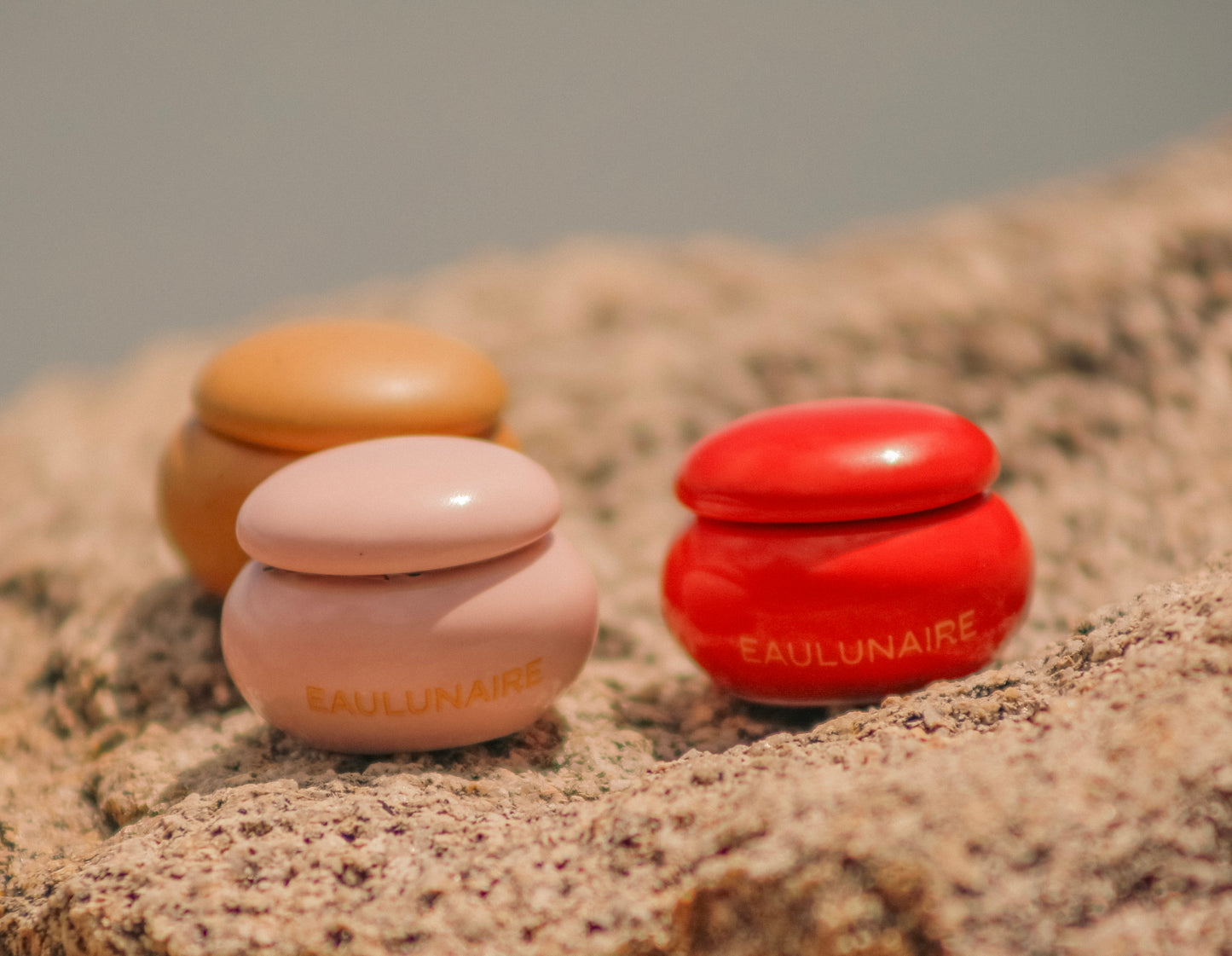 3 minis Lune Rouge, Ciel Rose, Terre