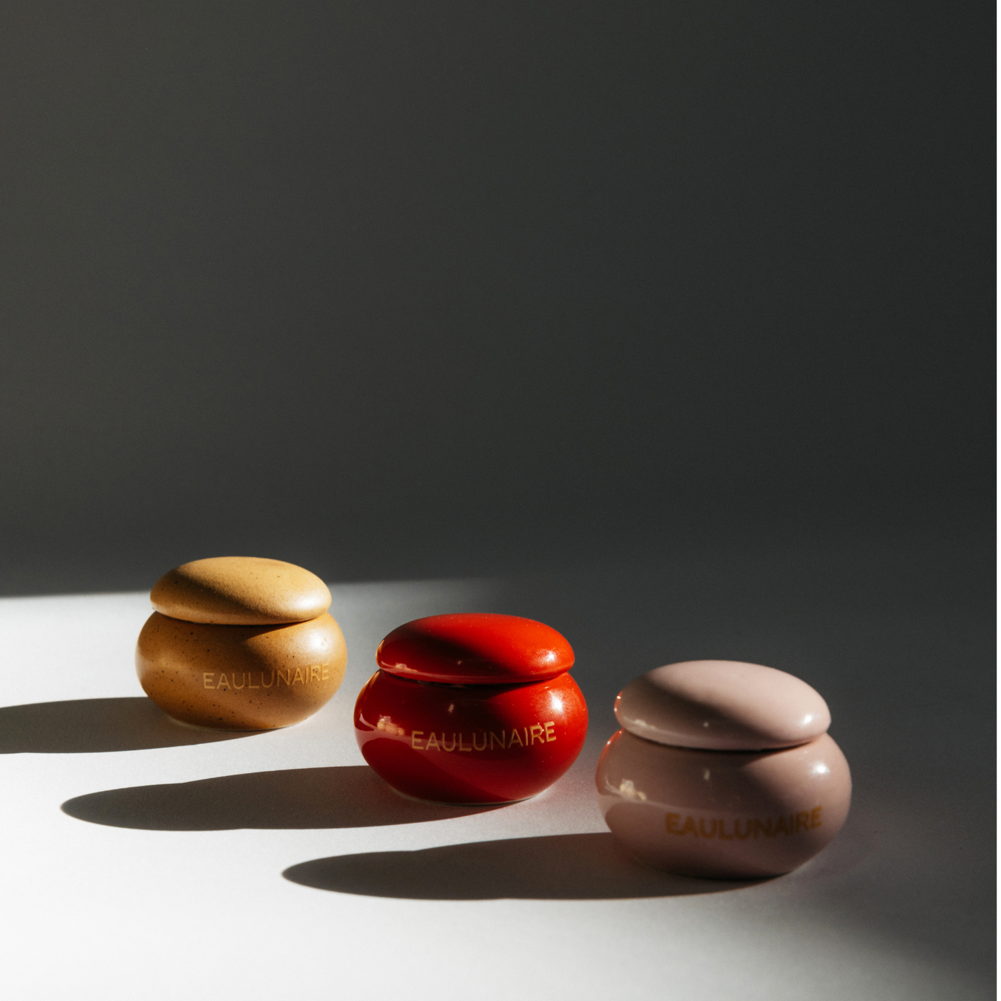 3 minis Lune Rouge, Ciel Rose, Terre